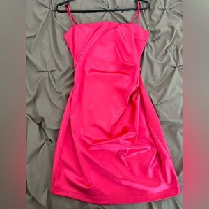 Hot pink windsor dress